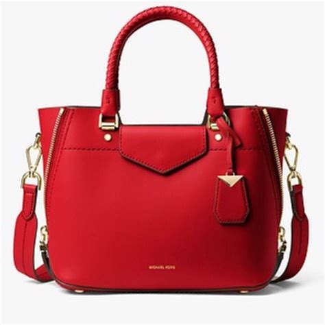 michael kors blakely leather satchel|Michael Kors large satchel handbag.